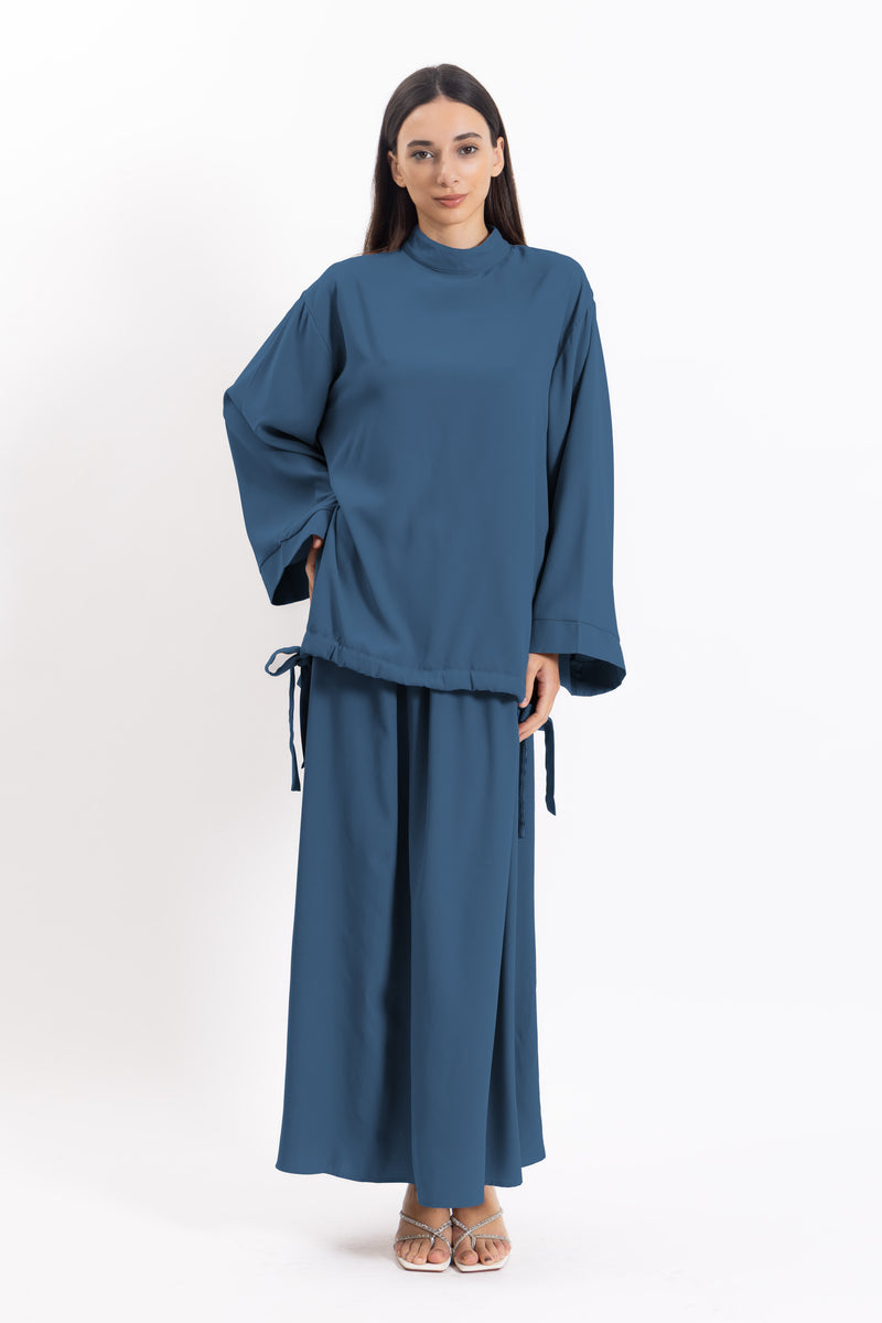 DETAILED MAXI SKIRT SET