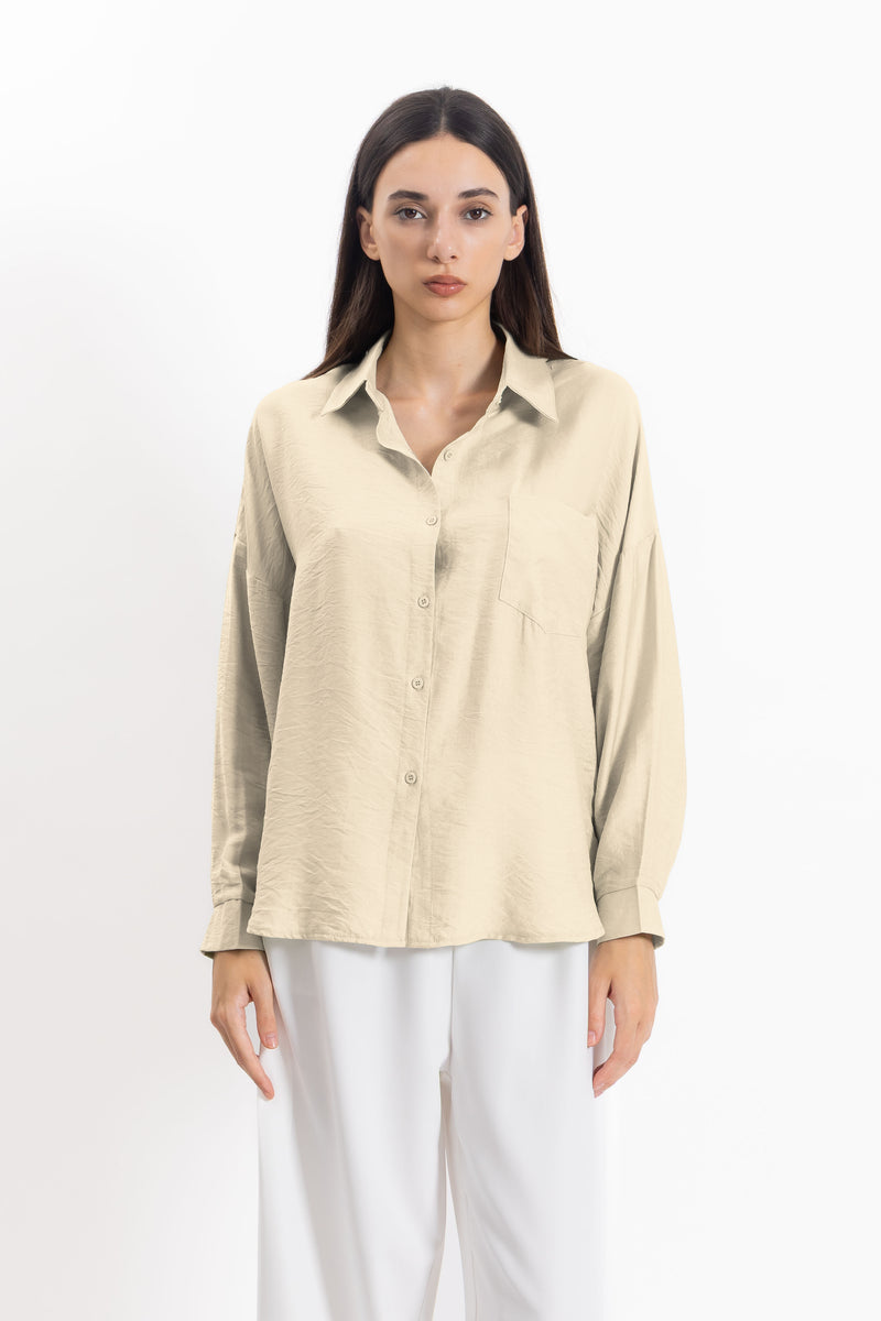 LINEN BLEND COMFORT SHIRT