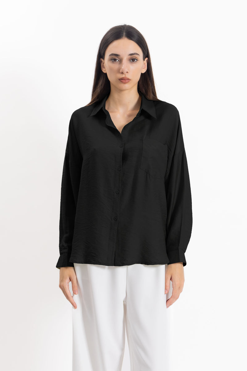 LINEN BLEND COMFORT SHIRT