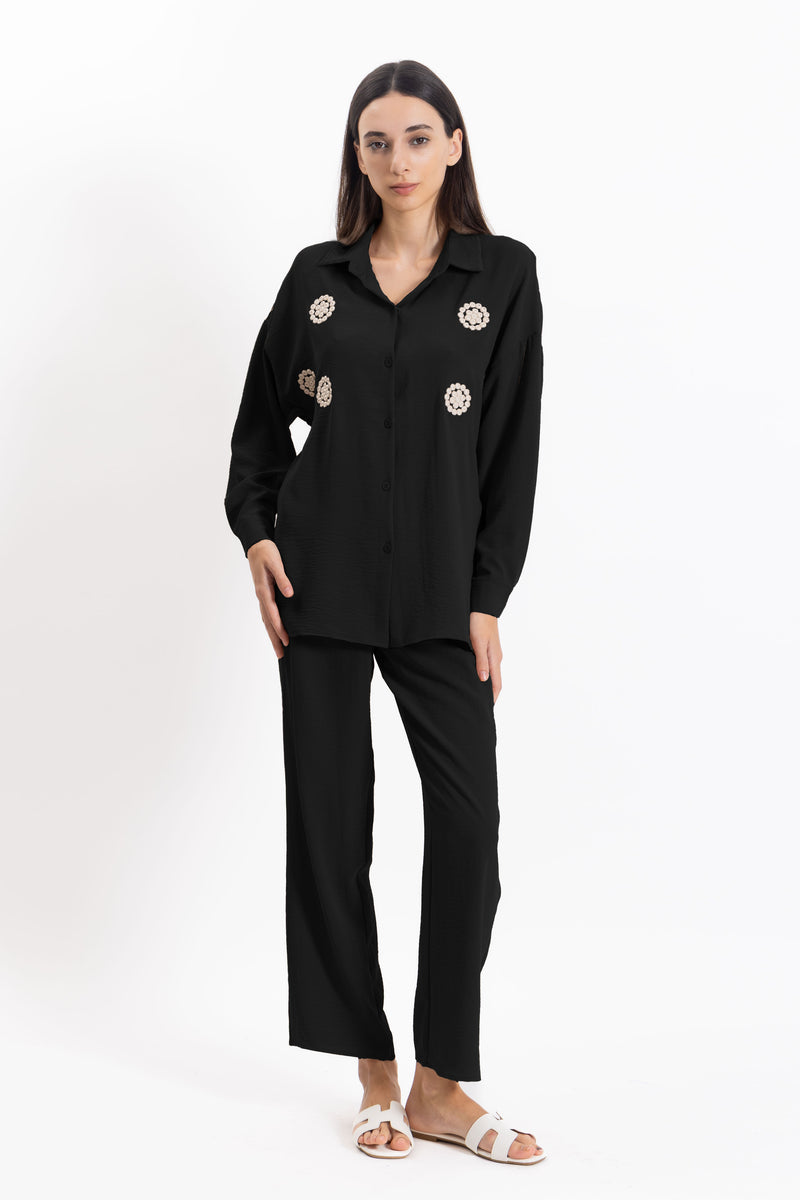LIGHTWEIGHT DETAILED SHIRT SET