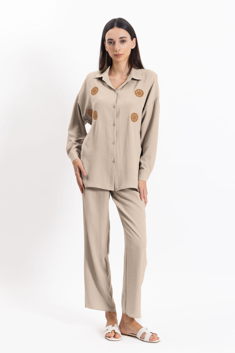 LIGHTWEIGHT DETAILED SHIRT SET