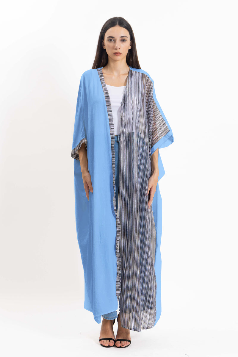 KNITTED TEXTURED ABAYA