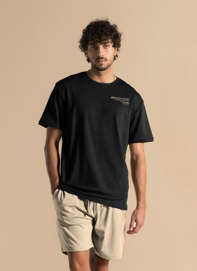 SOFT JERSEY SLOGAN PRINTED T-SHIRT
