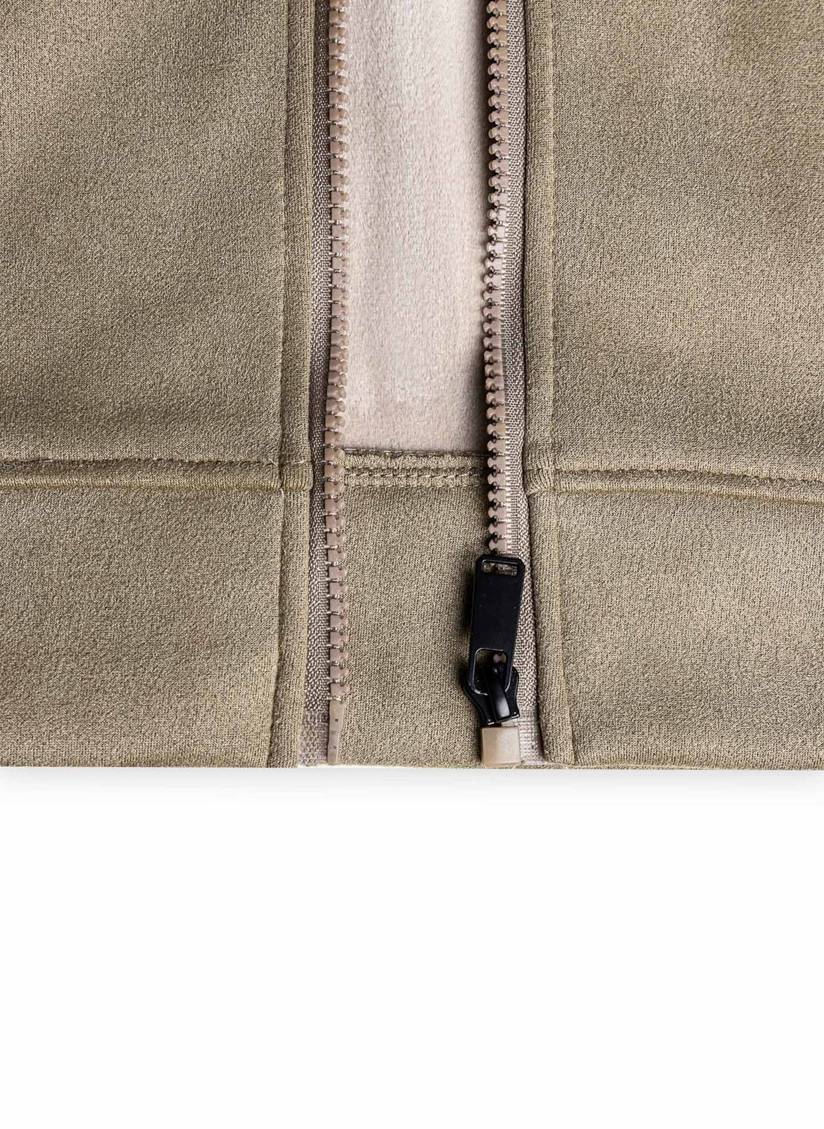 FAUX SUEDE JACKET SET