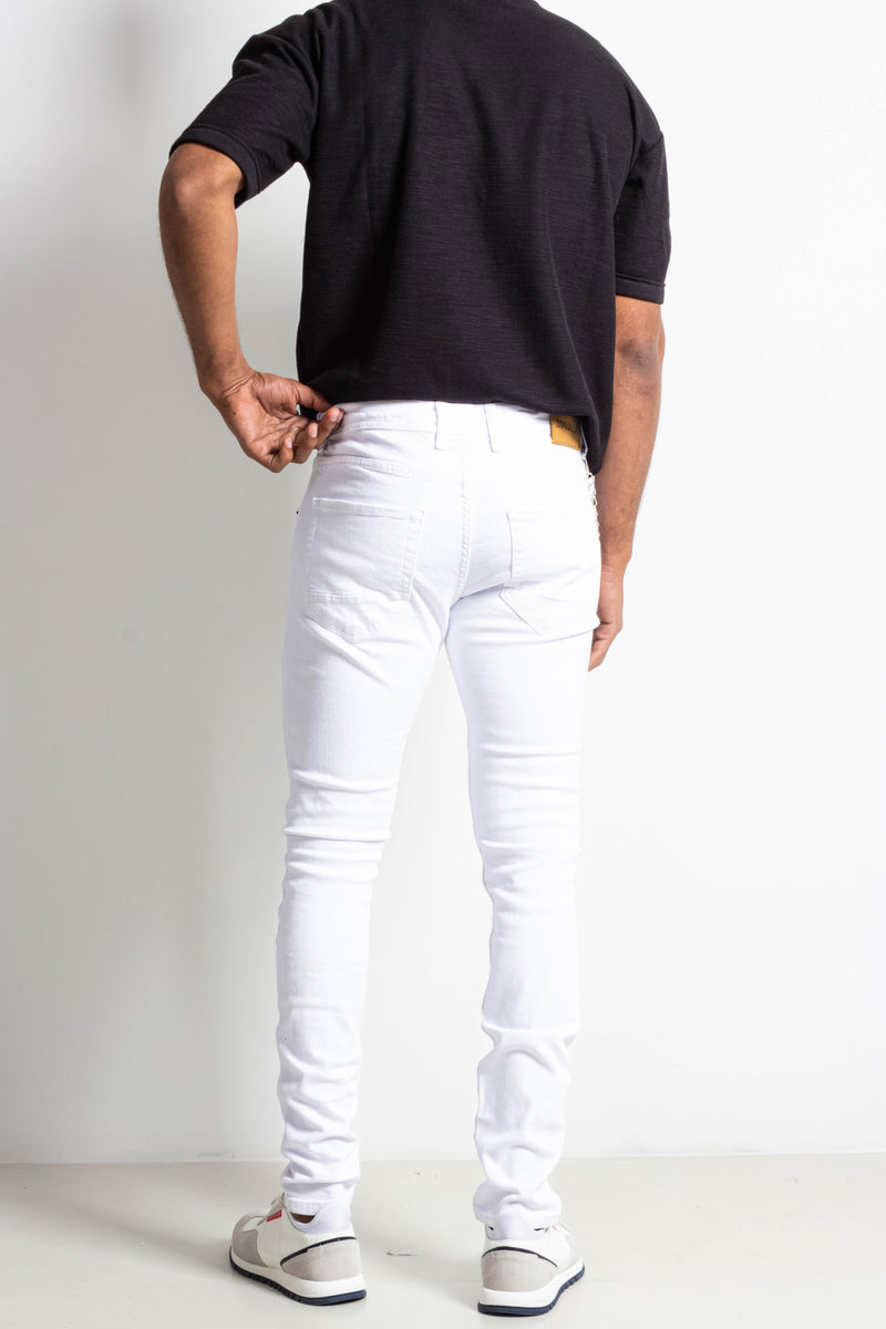 RIPPED SLIM FIT JEANS