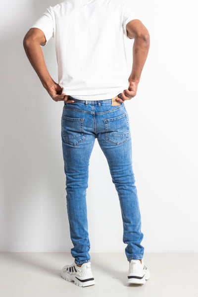 RIPPED SLIM FIT JEANS