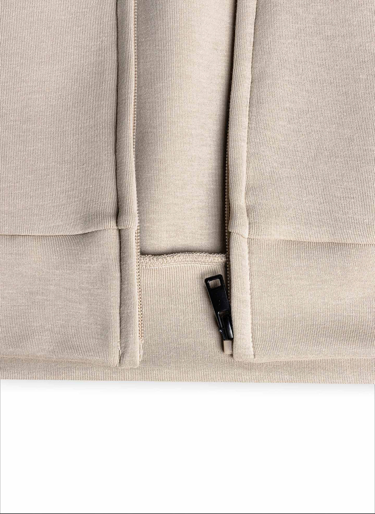 ZIP-UP SOFT TECHNICAL HOODIE