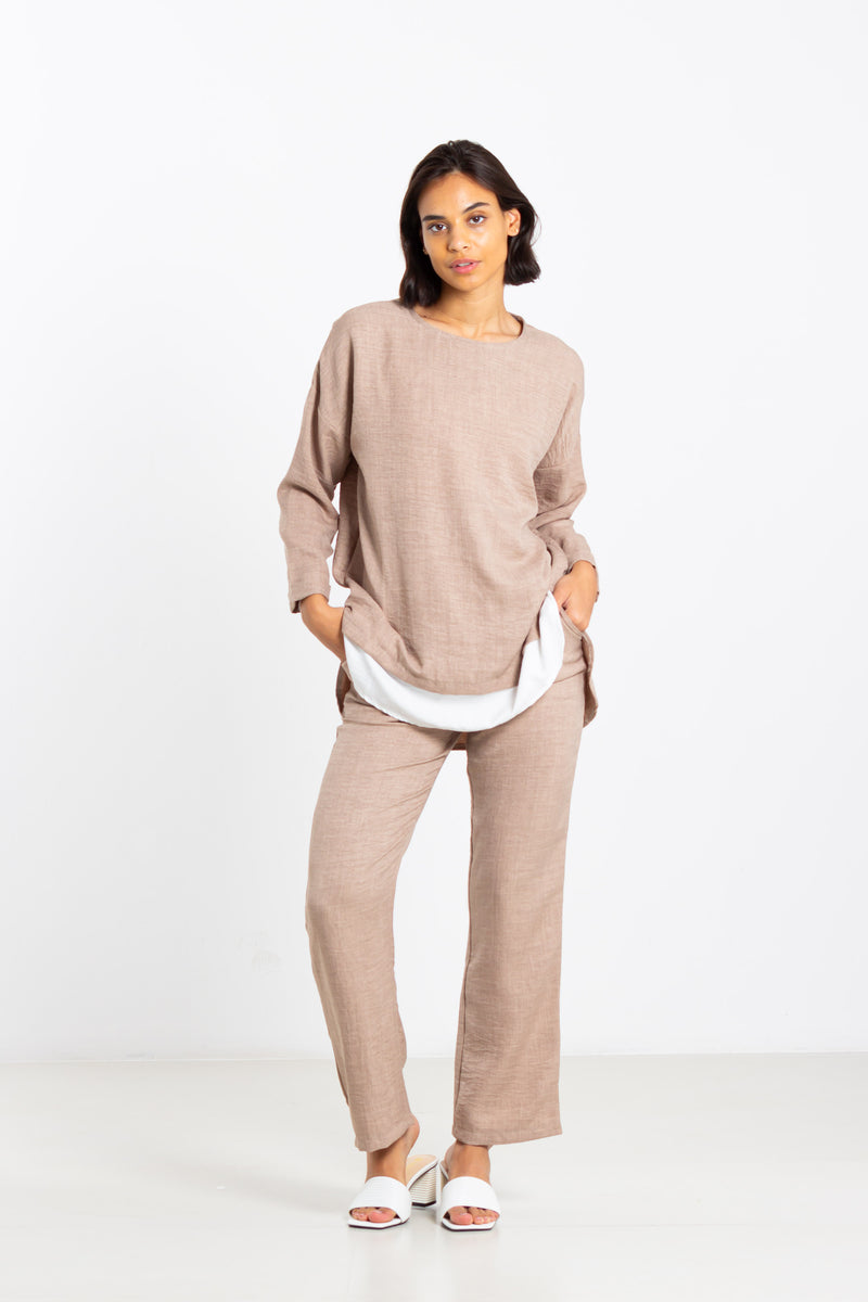 TEXTURED TSHIRT SET