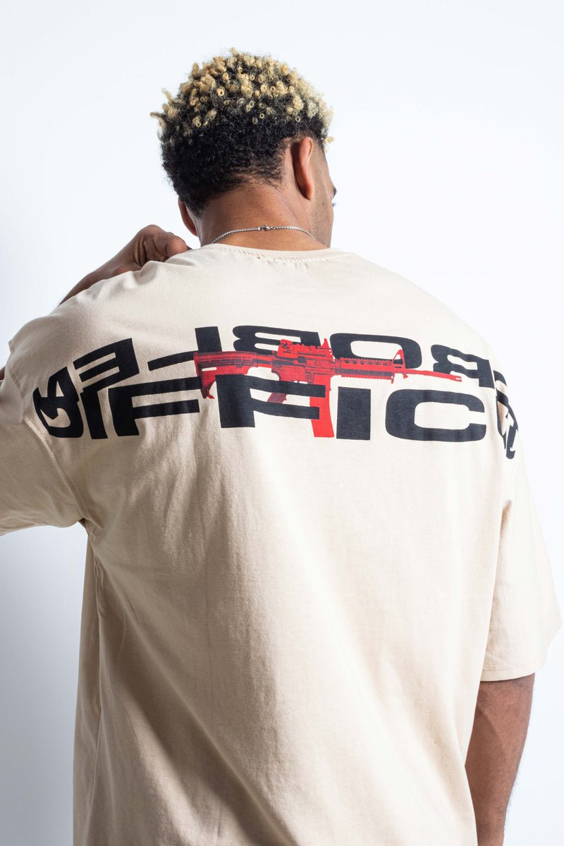 CONTRAST PRINTED T-SHIRT