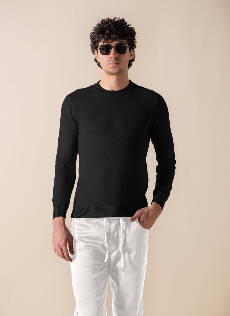 KNITTED SLIM SWEATER