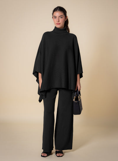 TEXTURED PANCHO SET