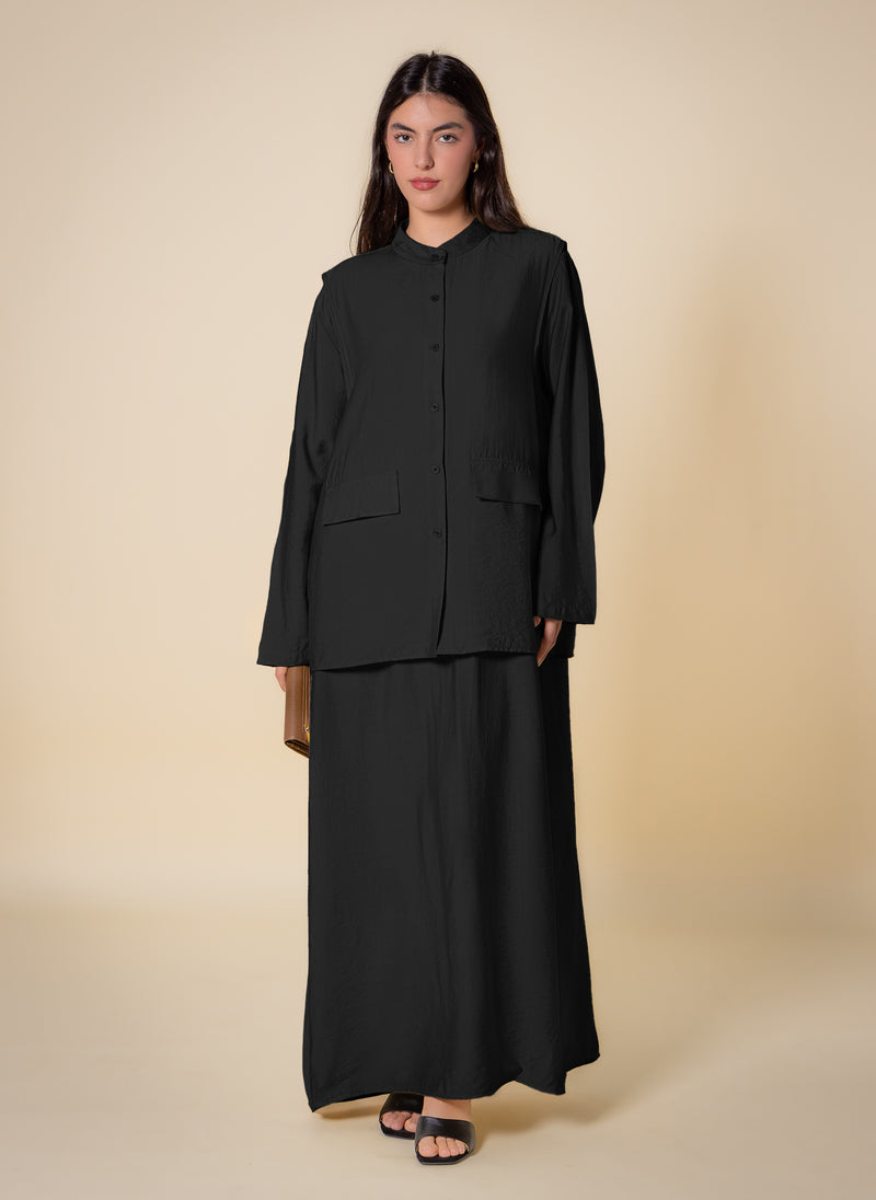 MODEST COMFORT MAXI DRESS