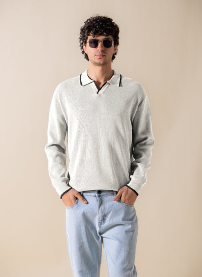 KNITTED COMFORT POLO SHIRT