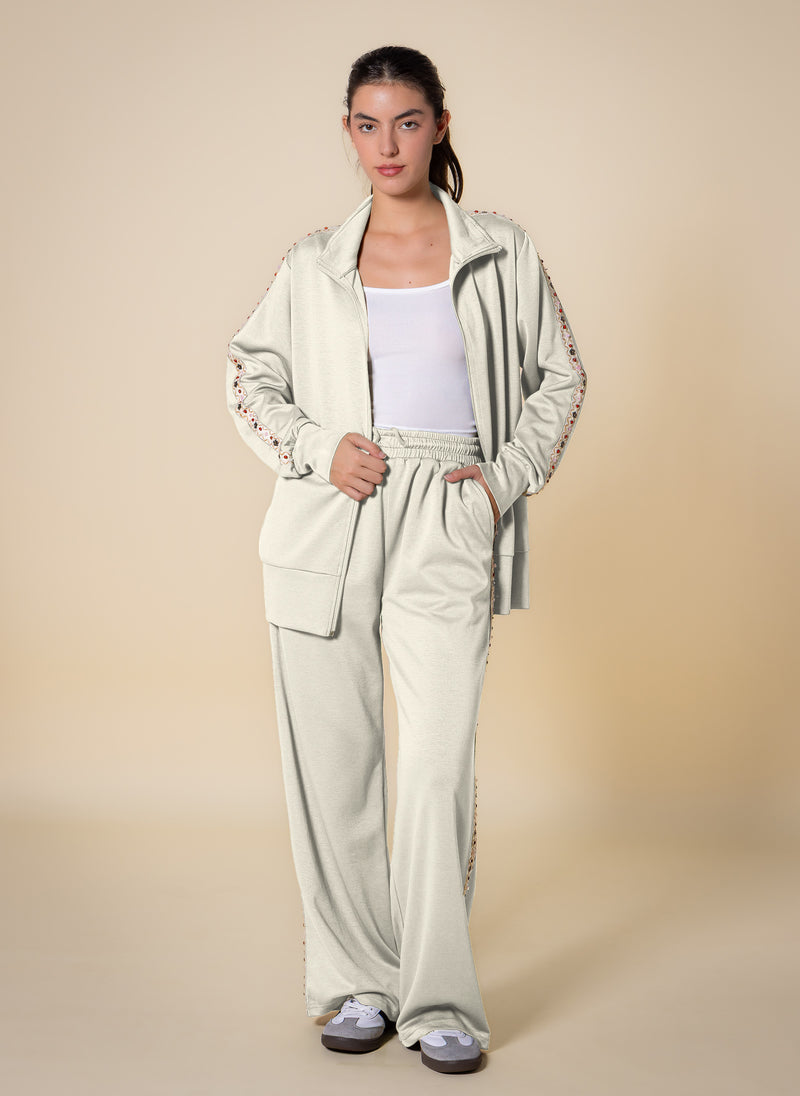 SOFT DETAILED TRACKSUIT SET