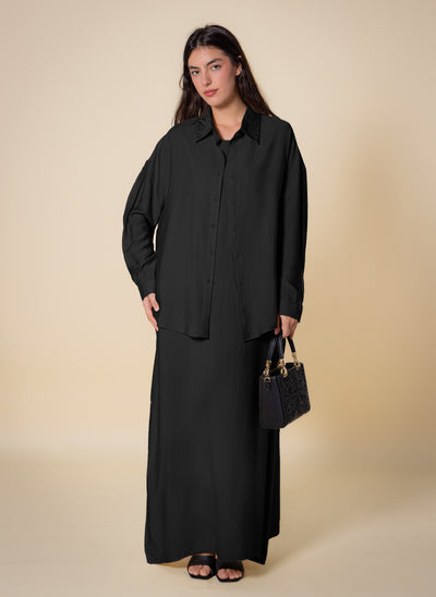 MAXI SHIRT DRESS