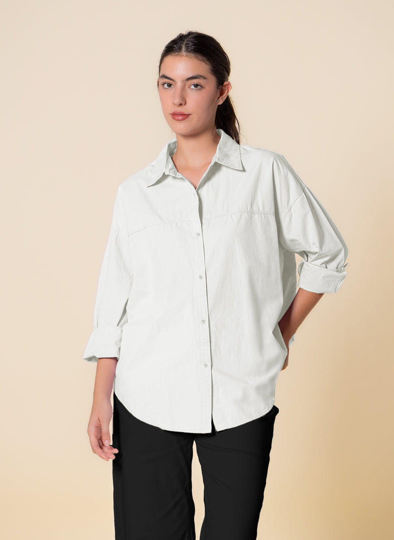 COMFORT COTTON BLEND SHIRT