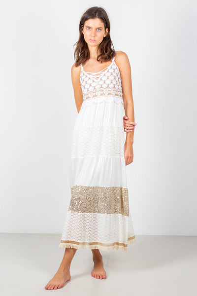 DETAILED CUTWORK EMBROIDERY DRESS