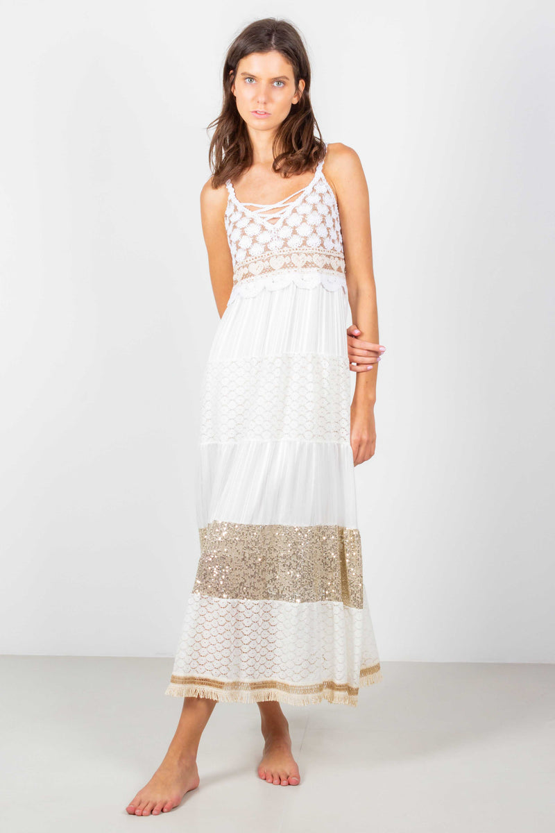 DETAILED CUTWORK EMBROIDERY DRESS