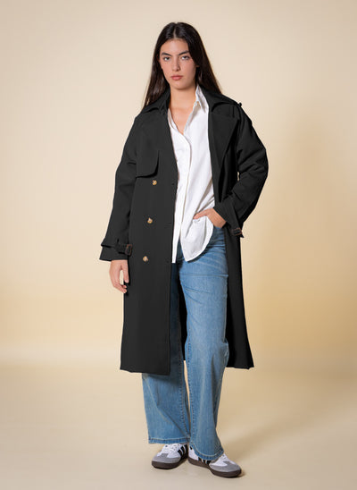 BELTED TRENCH COAT