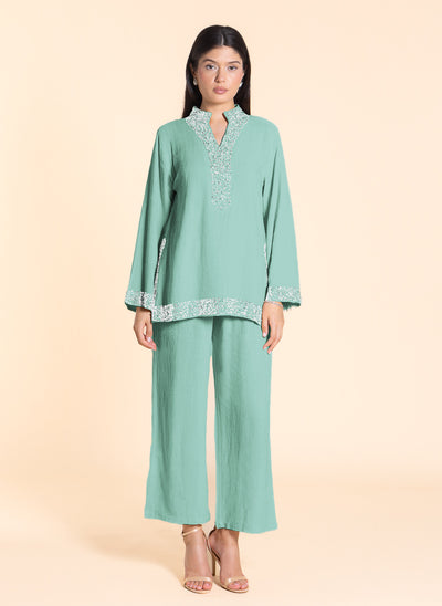 DETAIL STUDDED TOP SET