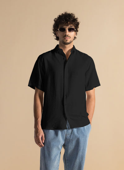 LINEN BLEND COMFORT SHIRT
