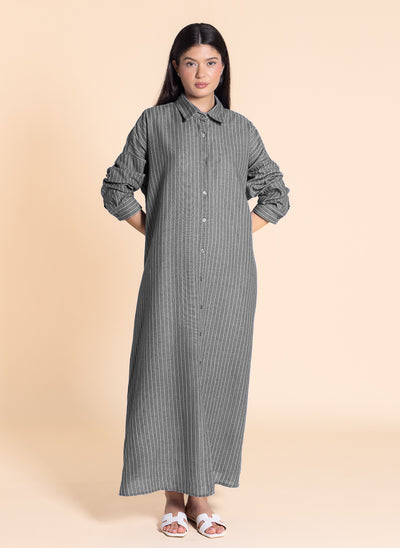 MAXI COMFORT SHIRT DRESS