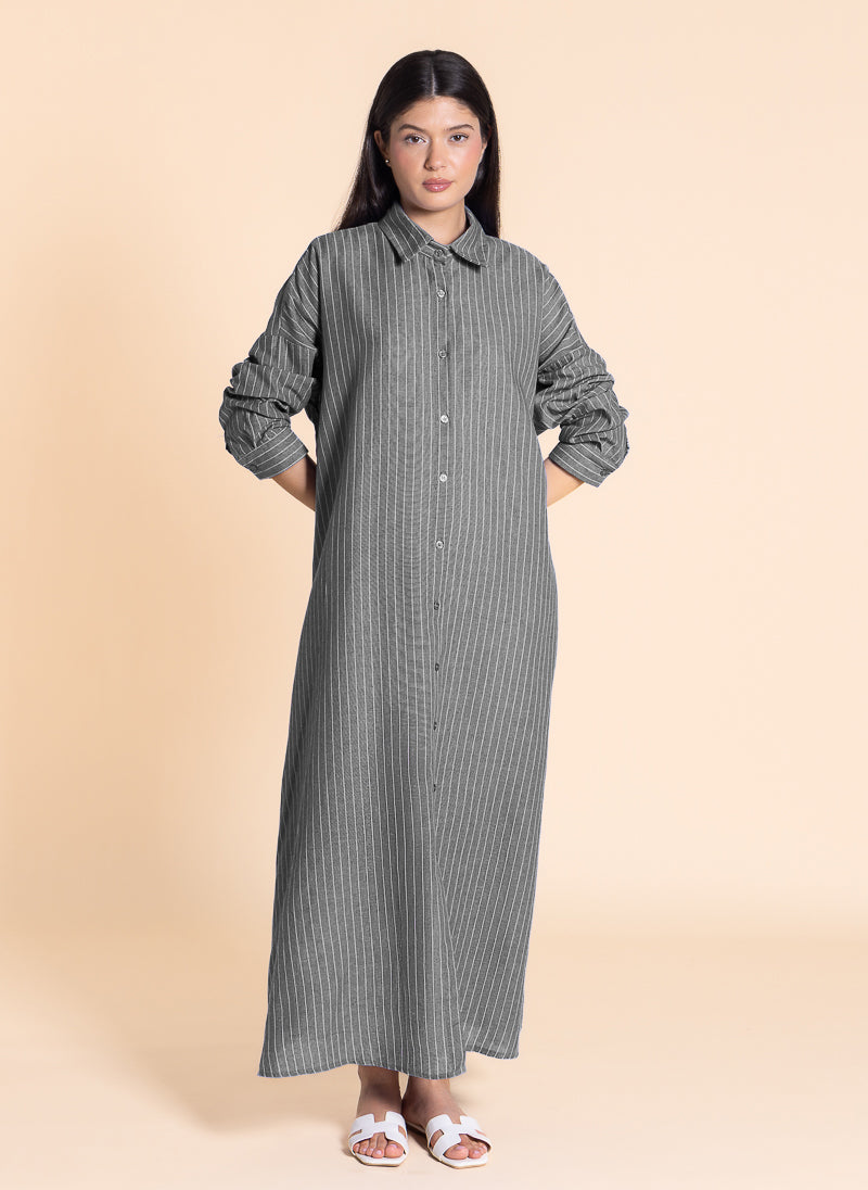 MAXI COMFORT SHIRT DRESS