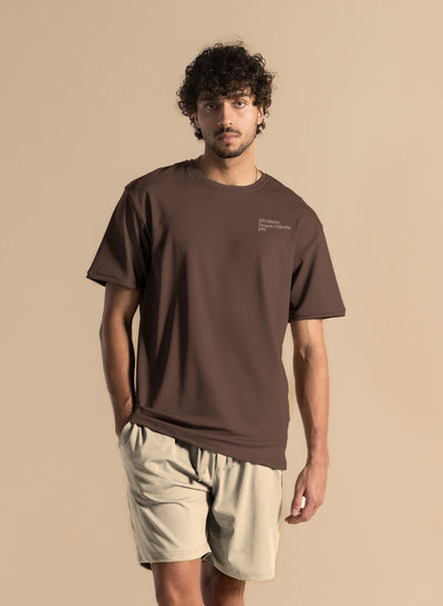 SOFT JERSEY SLOGAN PRINTED T-SHIRT