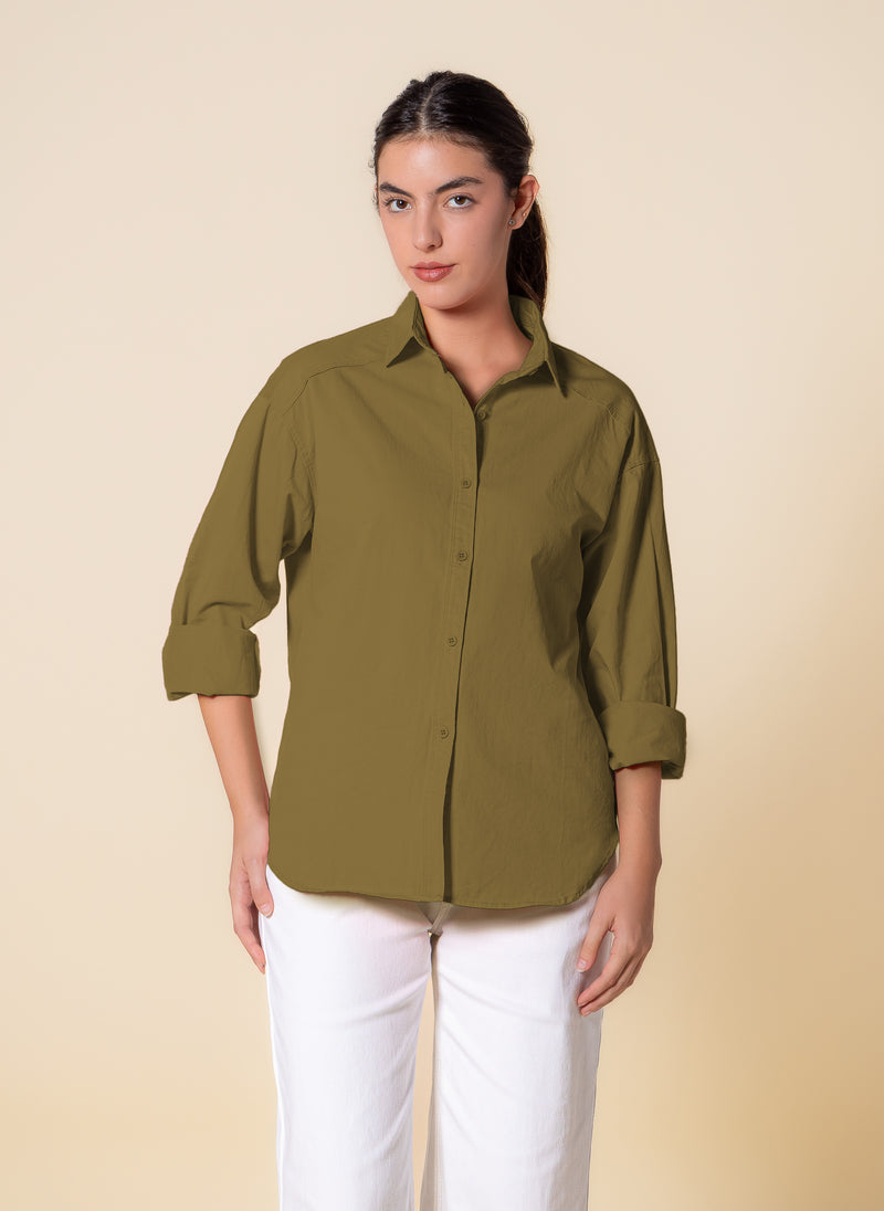 COTTON BLEND SHIRT