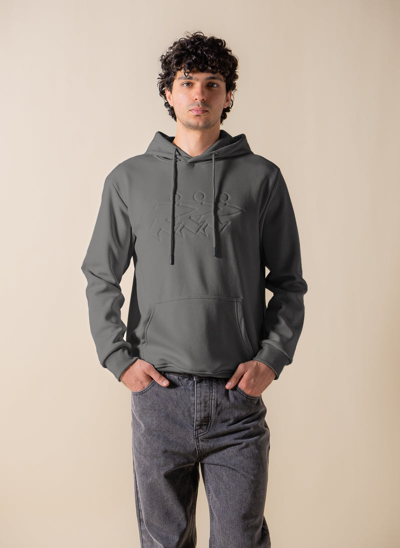 DETAIL EMBROIDERED HOODIE