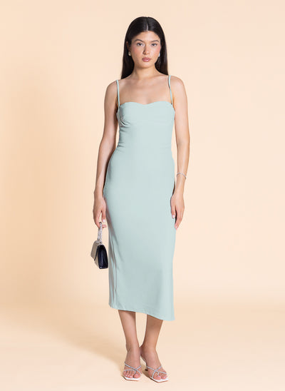 FITTED MIDI DRESS