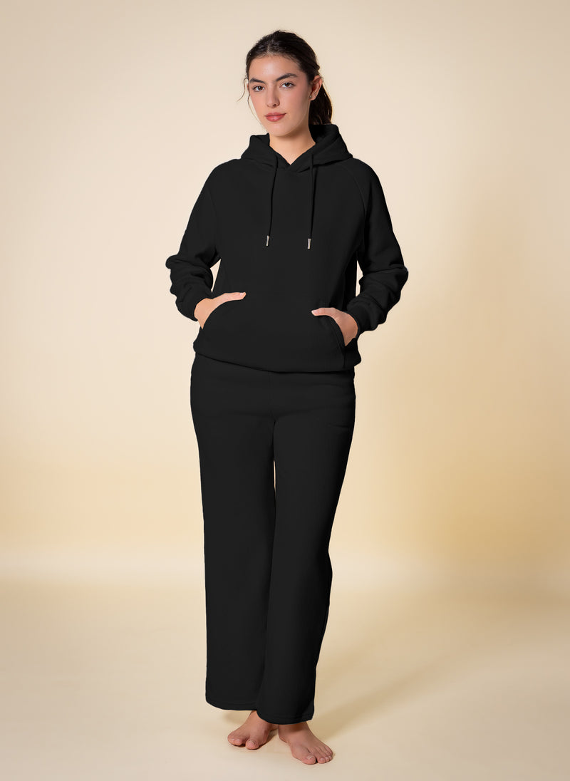 TEXTURED COMFORT HOODIE SET