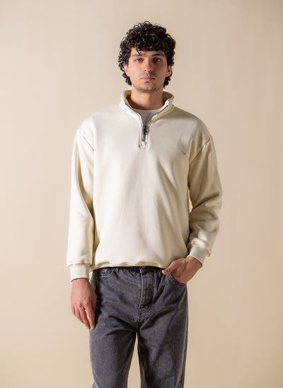 COMFORT QUARTER-ZIP SWEATSHIRT