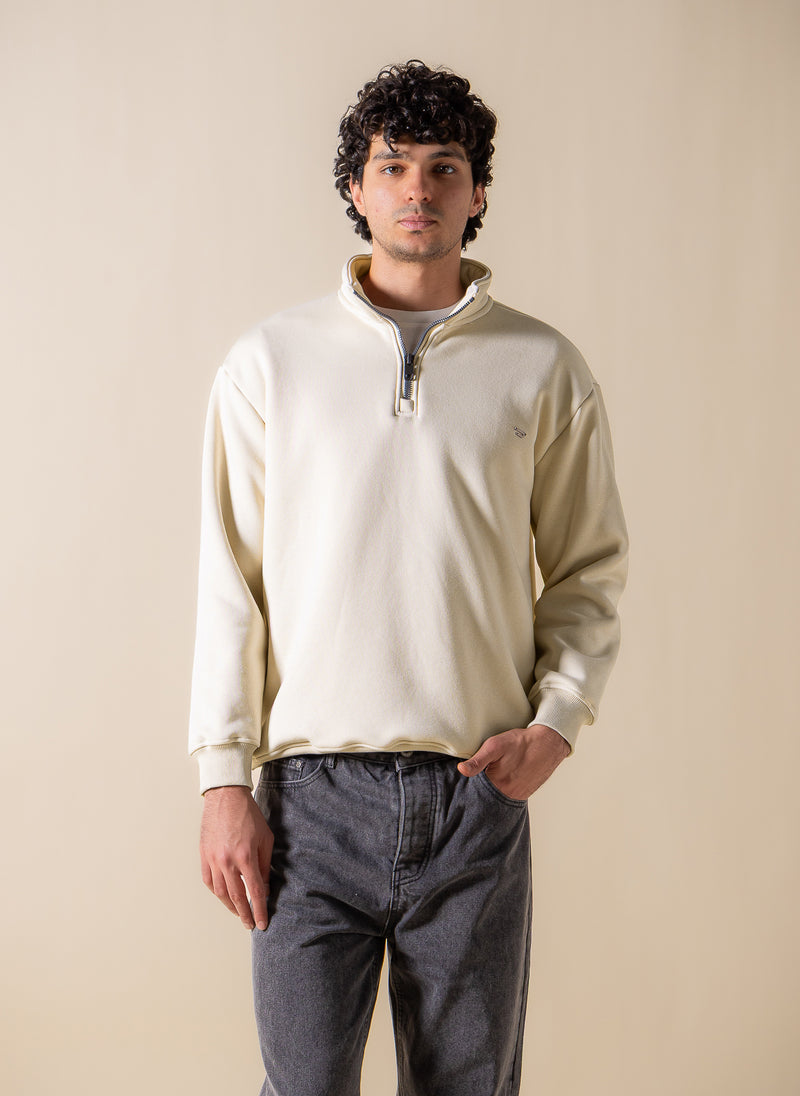 COMFORT QUARTER-ZIP SWEATSHIRT