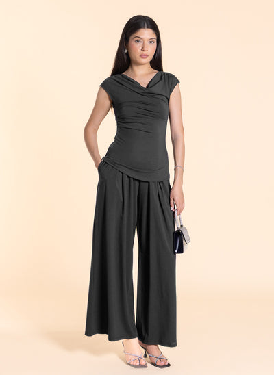 SOFT COWL NECK TOP SET