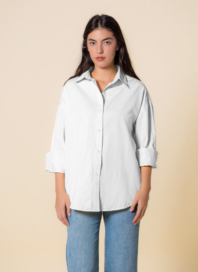 DETAILED COTTON BLEND SHIRT