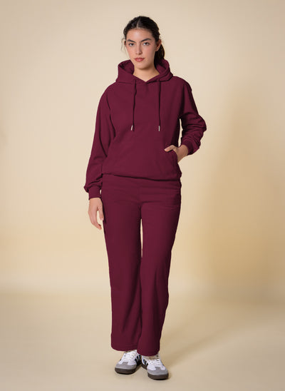 TEXTURED HOODIE SET