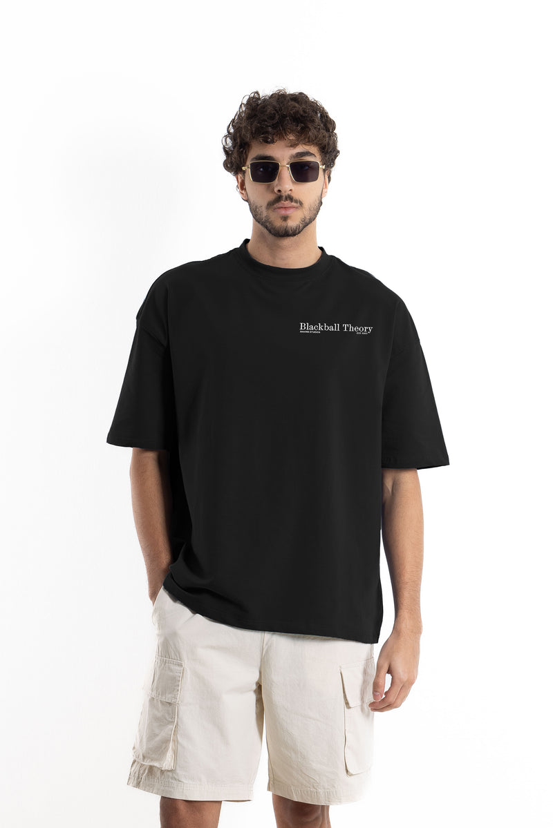 MIDWEIGHT COTTON BLEND PRINTED T-SHIRT
