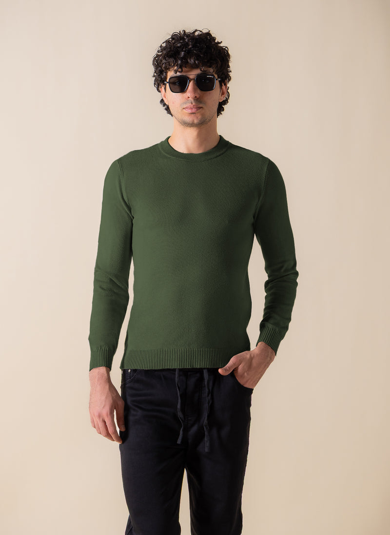 KNITTED SLIM SWEATER
