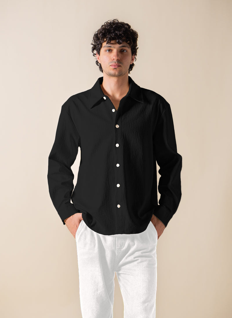 TEXTURED COMFORT SHIRT