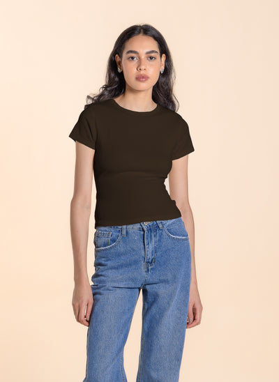 BASIC FITTED T-SHIRT