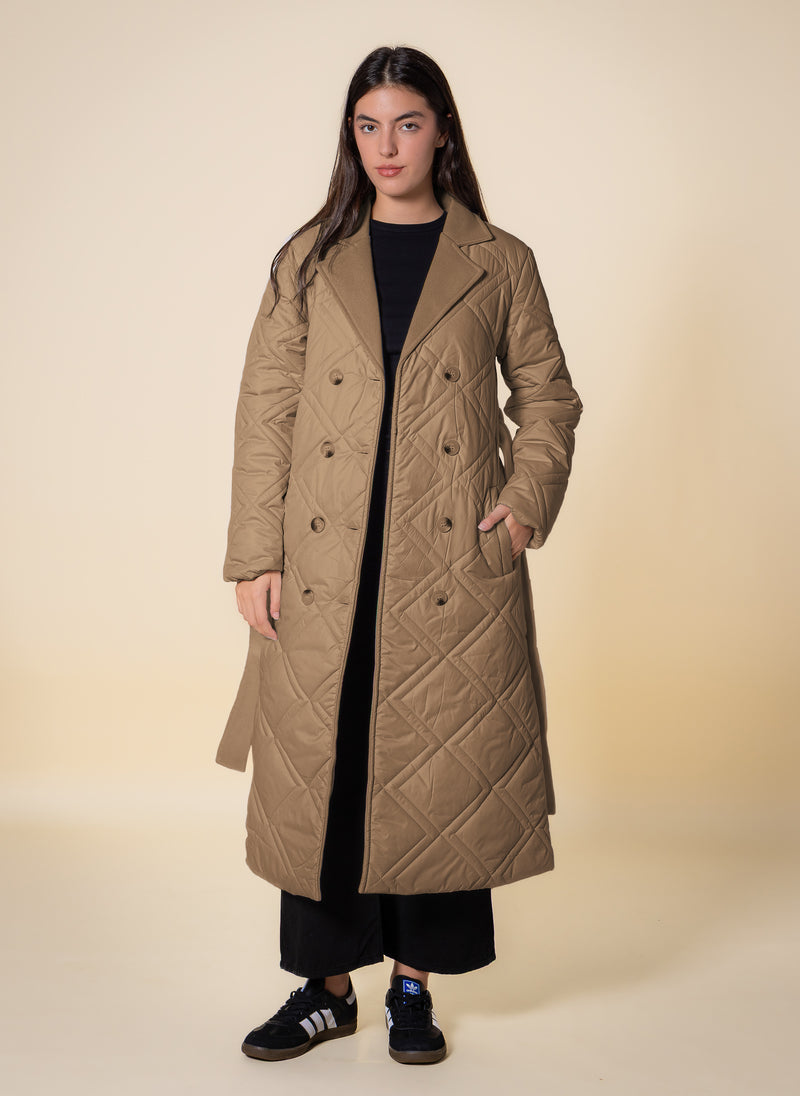 DETAILED LONG PUFFER JACKET