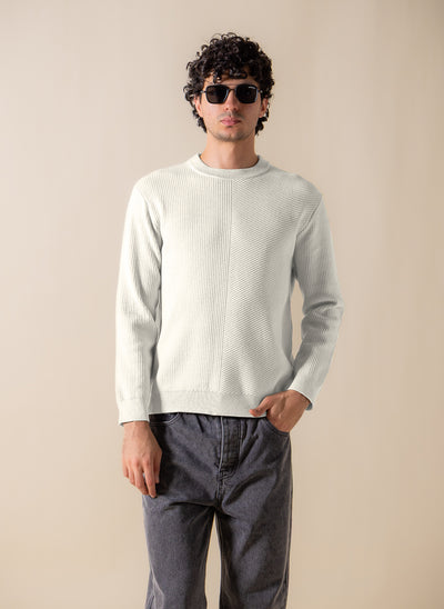 TEXTURED COMFORT SWEATER