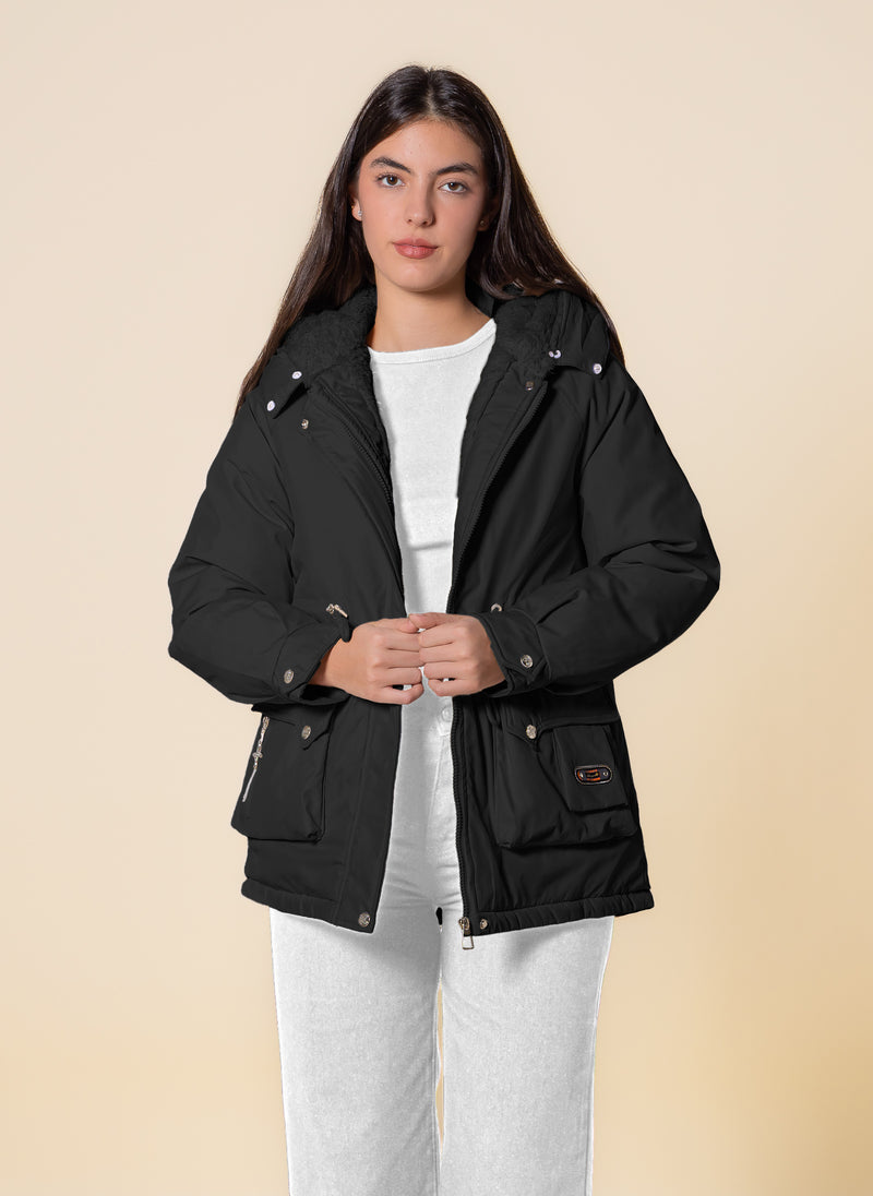 DETAILED PUFFER JACKET