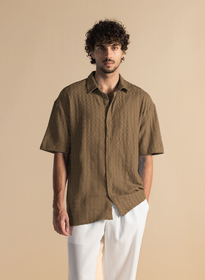 TEXTURED COMFORT SHIRT