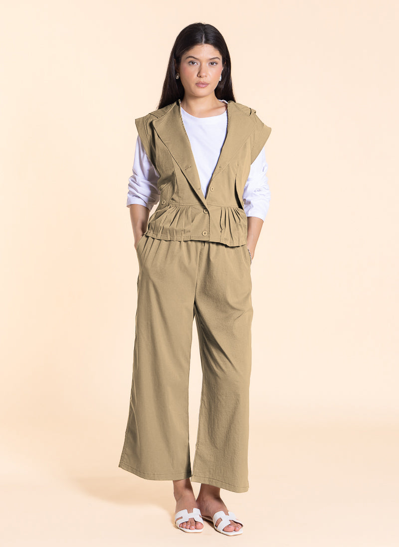 DETAIL HOODED TOP SET
