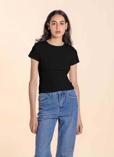 BASIC FITTED T-SHIRT