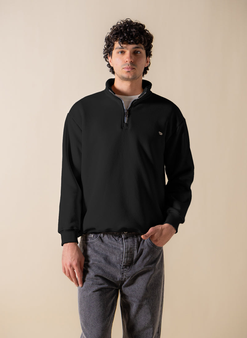 COMFORT QUARTER-ZIP SWEATSHIRT