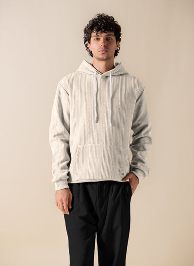 TEXTURED COMFORT HOODIE