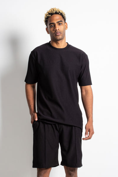 TEXTURED T-SHIRT SET